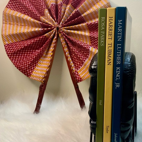 Afrocentric Vintage Wood Wall Art/Book Ends or paper weights (EUC) - Picture 3 of 4